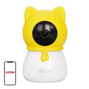 ZOSI 4MP HD 355° Ηλεκτρονική κάμερα/Νταντά