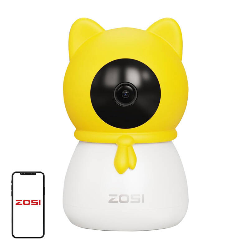 ZOSI 4MP HD 355° Ηλεκτρονική κάμερα/Νταντά