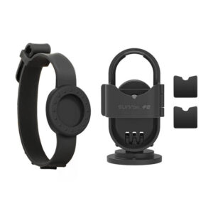 Sunnylife G3S-ZJ845 2-σε-1 Εύκαμπτος ιμάντας σιλικόνης και μαγνητική θήκη για το Insta360 GO 3S