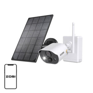Εξωτερική κάμερα IP με ηλιακό πάνελ ZOSI C306Pro WiFi 3MP IP66