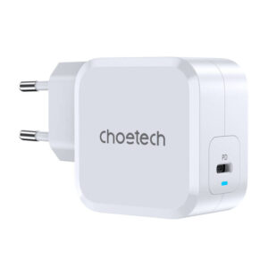 Φορτιστής ρεύματος PD8007 USB-C PD45W Choetech EU (λευκό)