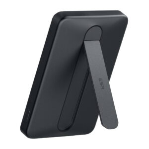 ESR Qi2 MagSlim 5000 mAh μαγνητικό powerbank με βάση στήριξης (μαύρο)