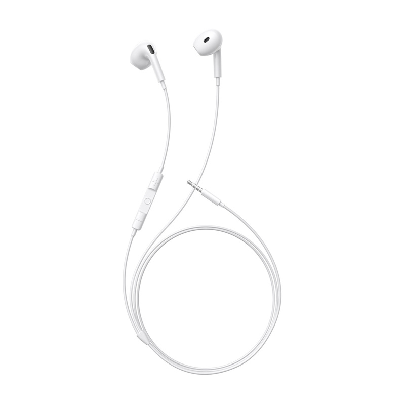 Baseus Encok HZ19 Λευκά ενσύρματα in-ear ακουστικά