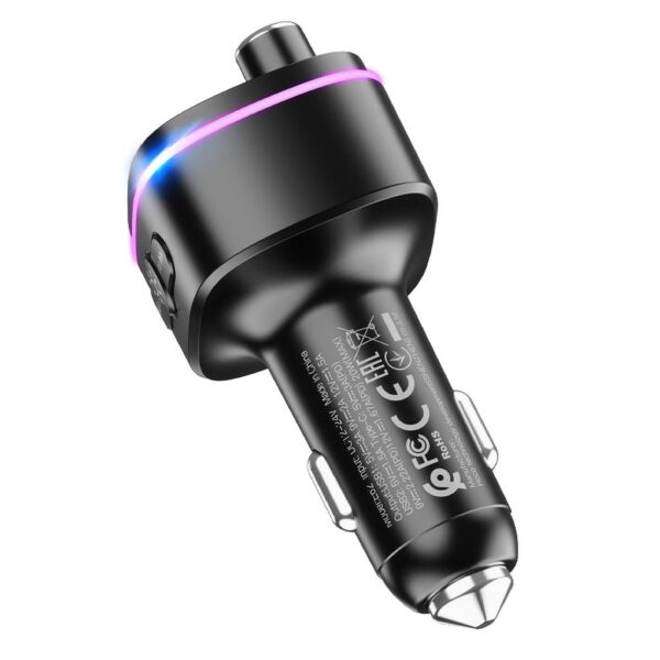 49cbd3c6efbfc46bb31b3c6967d7ef01 Car transmitter bluetooth Hoco 2 x USB A + USB C QC3.0 PD 20W E62 black