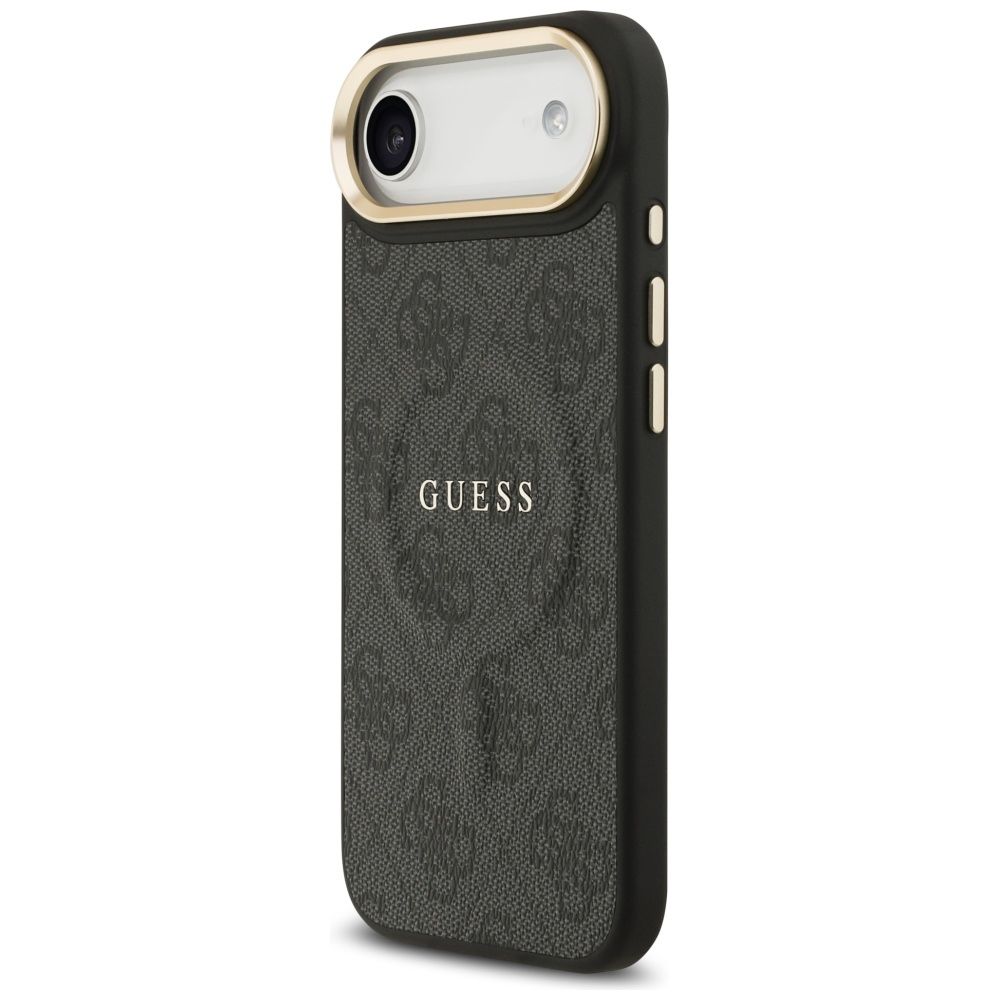 GUESS case for IPHONE 17 Air compatible with MagSafe GUHMP17MP4MSEGCK (PU 4G W/ Classic) black