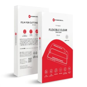 Cutting film for cutting machine Forcell F-Protect Flexible CLEAR 196 x 125 mm 25 pcs transparent