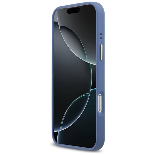 4ceac706c1d6d3d97b353d80e8114af2 GUESS case for IPHONE 17 Pro Max compatible with MagSafe GUHMP17XP4GRMDEB (PU W/ 4G Strass Logo) blue