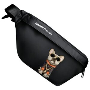 NIMMY crossbody GLASSES COOL DOG black