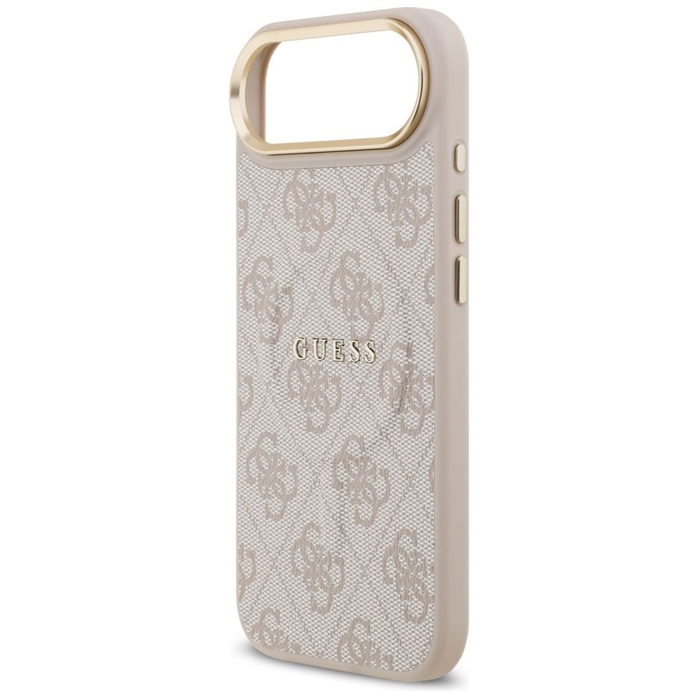 4f32f837254d6ee36d6ee73319f7c31a GUESS case for IPHONE 17 Air compatible with MagSafe GUHMP17MP4MSEGCP (PU 4G W/ Classic) pink