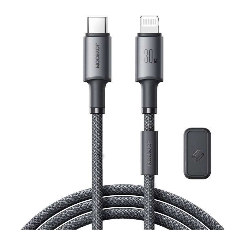 Καλώδιο USB-C Lightning Joyroom 30W, 1.2m szary