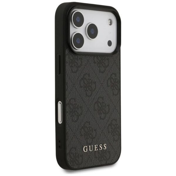 5045e7d836fbdfbfd1e664ce709e9e4c GUESS case for IPHONE 17 Pro GUHCP17LG4GFGR (PU 4G Classic) black