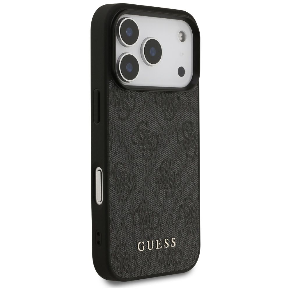 5045e7d836fbdfbfd1e664ce709e9e4c GUESS case for IPHONE 17 Pro GUHCP17LG4GFGR (PU 4G Classic) black