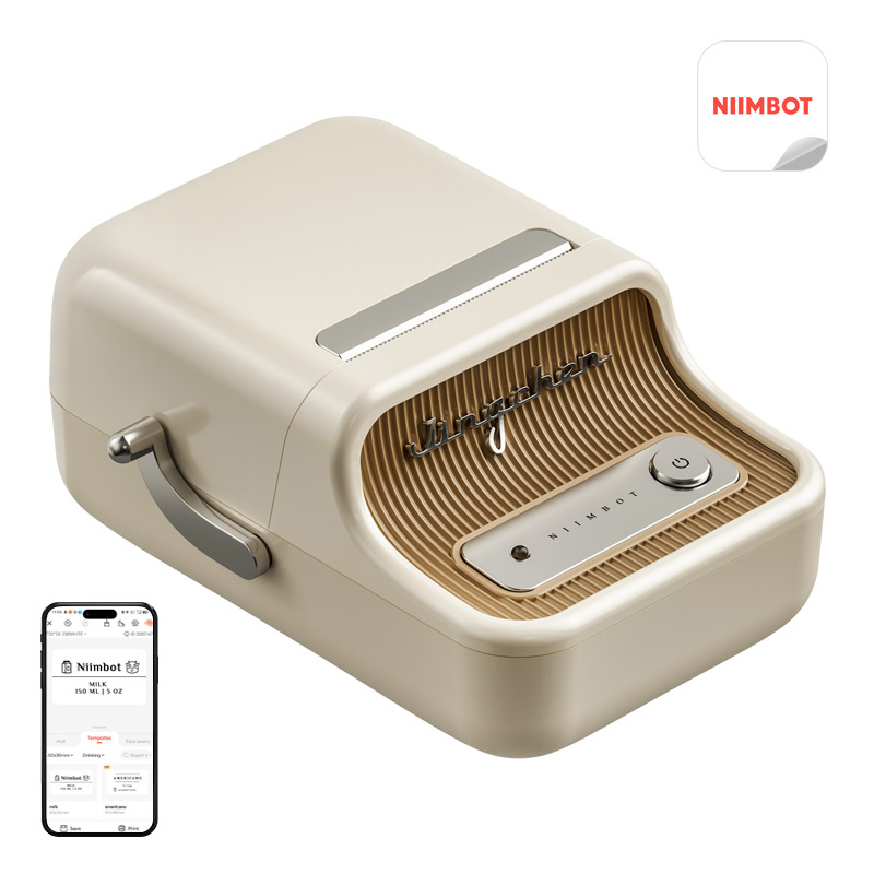 Φορητός εκτυπωτής ετικετών Niimbot B21 Pro (λευκό)