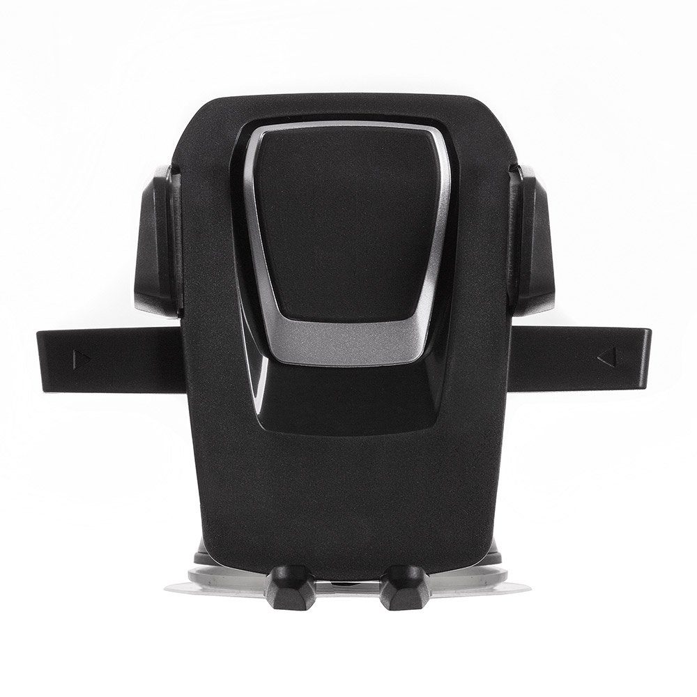 52120_4 Telescopic adjustable car holder for dashboard, glass, blackeng