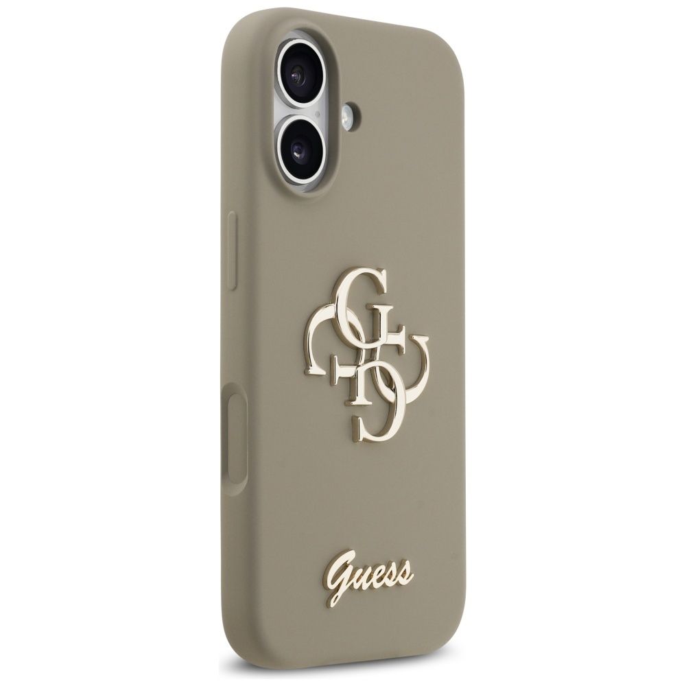 52234578f530d22ad736979d0d0f9581 GUESS case for IPHONE 17 GUHCP17SSC4GSMW (Silicone W/ Big 4G Script) brown