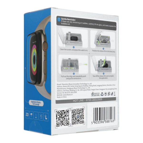 52496230e05aa9246c1b9bd2cb160e77 5D Mr. Monkey Glass - for Apple Watch 10/11 42MM black (Strong HD)