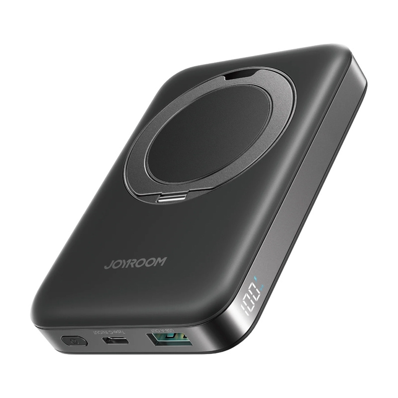 Joyroom μαγνητικό ασύρματο powerbank JR-PBM12 22.5W με λαβή (μαύρο)