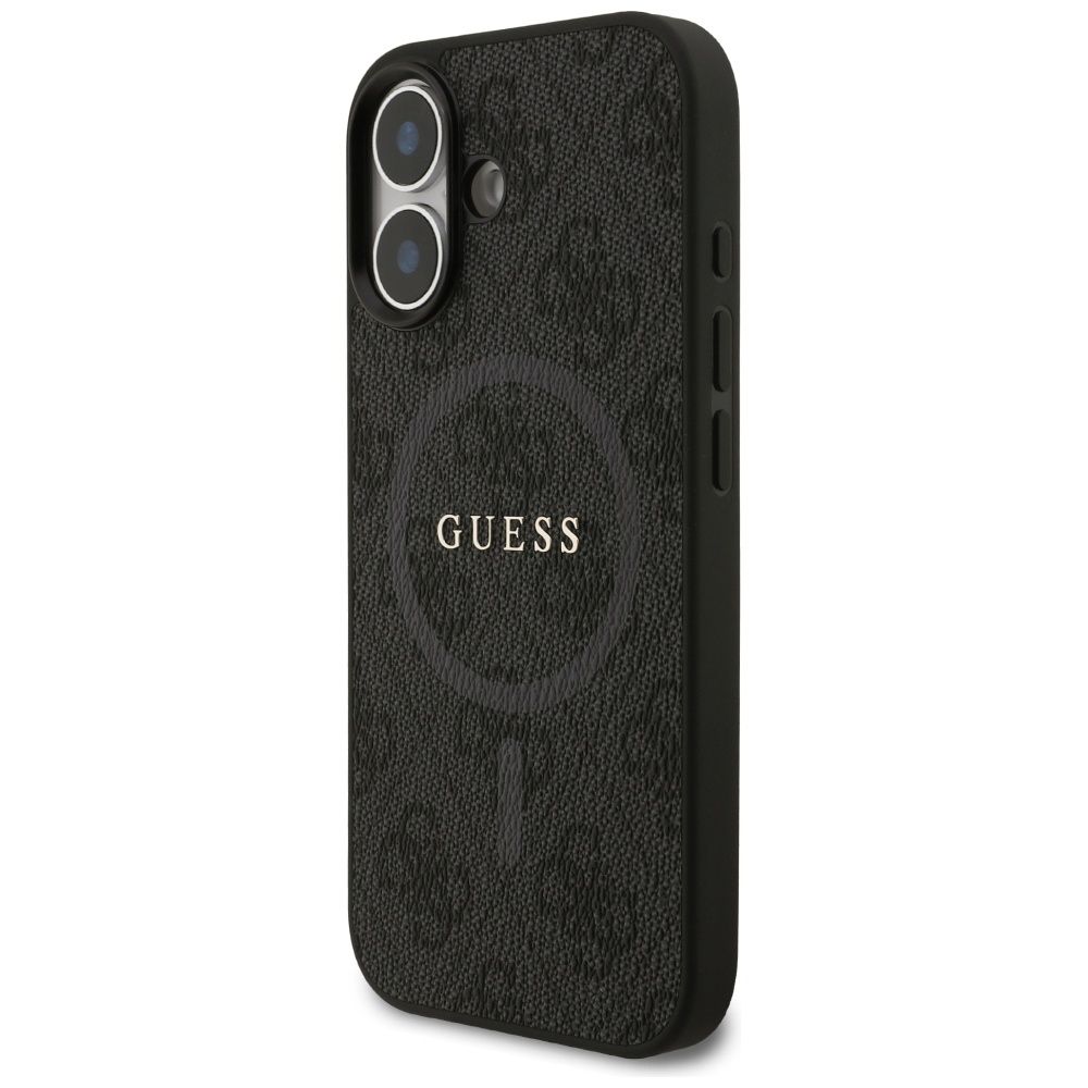 525f3102ecc9ea751f83fefff81c4008 GUESS case for IPHONE 17 compatible with MagSafe GUHMP17SG4GFRK (PU 4G Ring Classic Logo) black