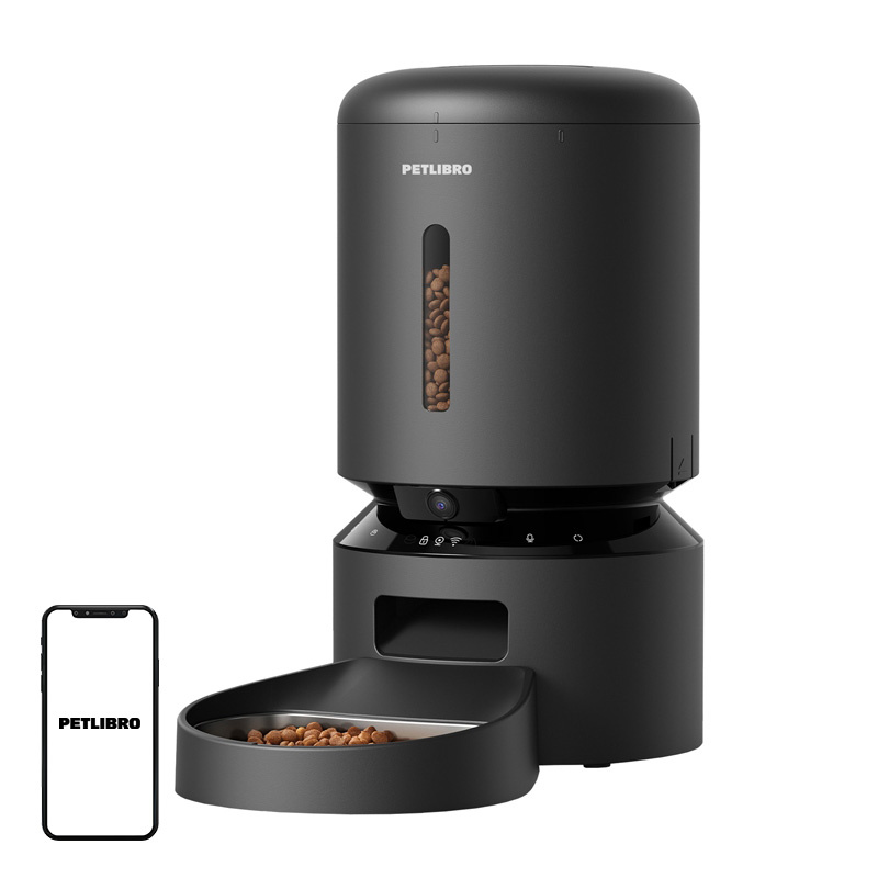 Petlibro Granary διανομέας ζωοτροφών με κάμερα, 5L (μαύρο)