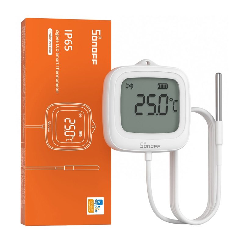 Αισθητήρας θερμοκρασίας ZigBee LCD Sonoff SNZB-02LD (με αισθητήρα)