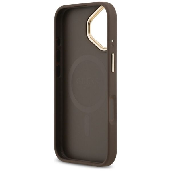 54113218b9e671f4e618ad6be797c486 GUESS case for IPHONE 17 compatible with MagSafe GUHMP17SP4MSEGCW (PU 4G W/ Classic) brown