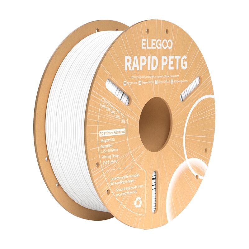 54153_1 ELEGOO Rapid PETG Filament (Λευκό)