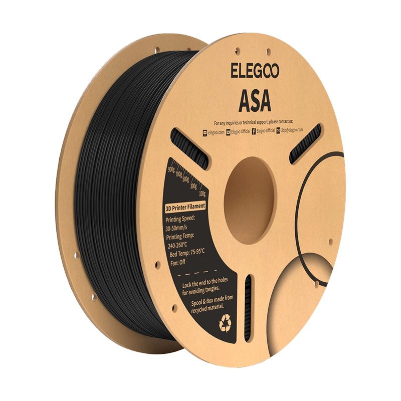54155_1 ELEGOO ASA Filament (Μαύρο)