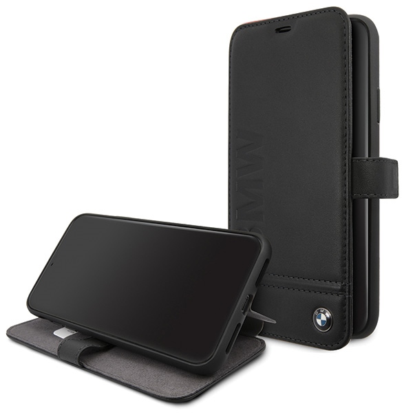 Etui book BMW BMFLBKSN65LLSB iPhone 11 Pro Max czarny/black Signatureeng