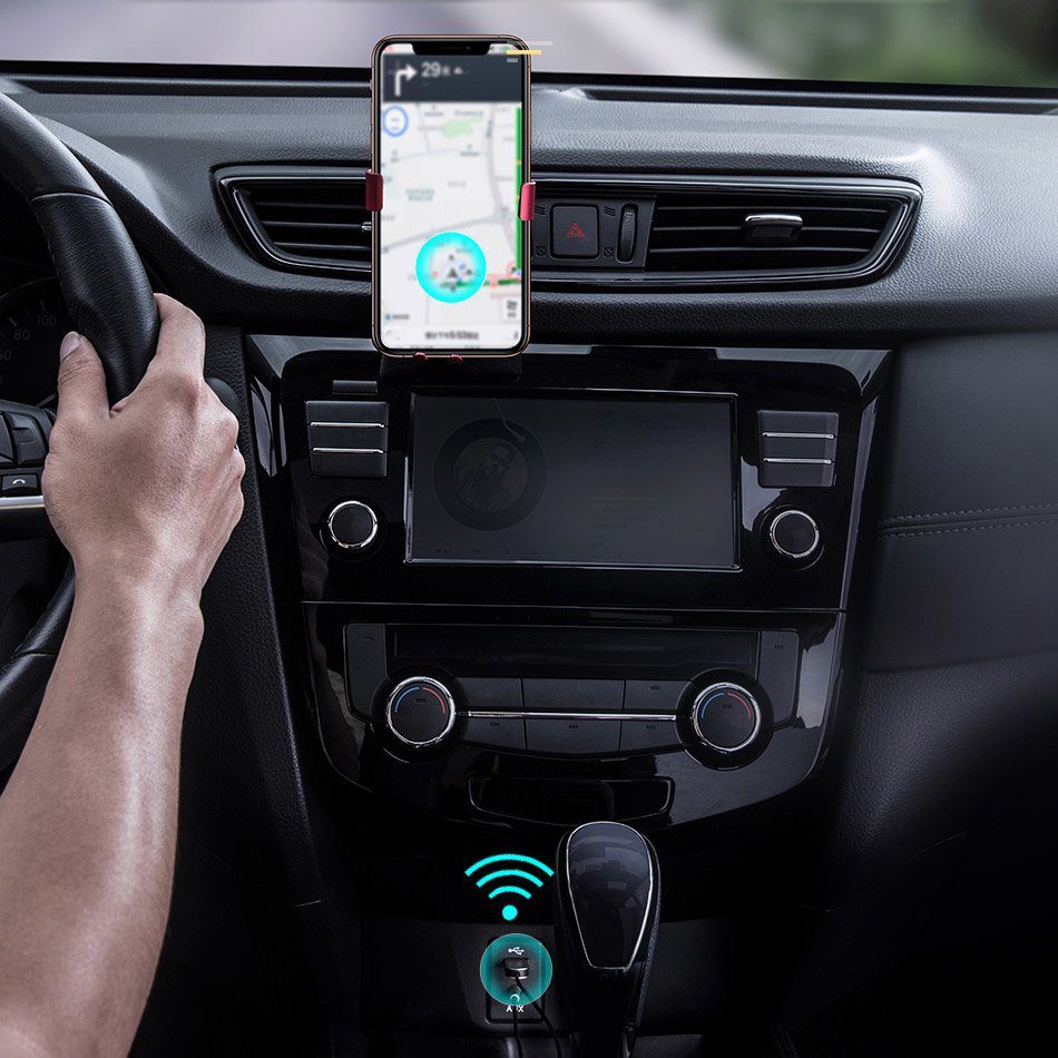 Baseus BA01 Bluetooth 5.0 audio receiver USB cable audio adapter AUX jack black (CABA01-01)eng