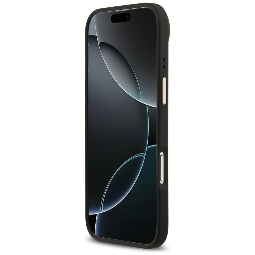 GUESS case for IPHONE 17 Air compatible with MagSafe GUHMP17MP4MSEGCK (PU 4G W/ Classic) black