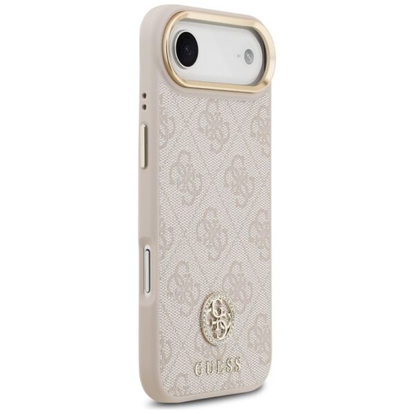 552f38ded3eacc94bb119cc817688f2d GUESS case for IPHONE 17 Air compatible with MagSafe GUHMP17MP4GRMDEP (PU W/ 4G Strass Logo) pink