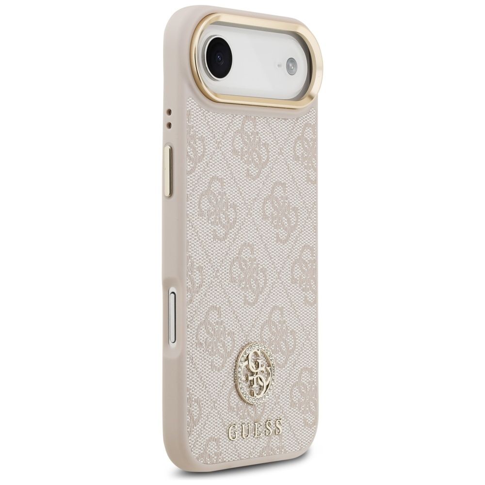 552f38ded3eacc94bb119cc817688f2d GUESS case for IPHONE 17 Air compatible with MagSafe GUHMP17MP4GRMDEP (PU W/ 4G Strass Logo) pink