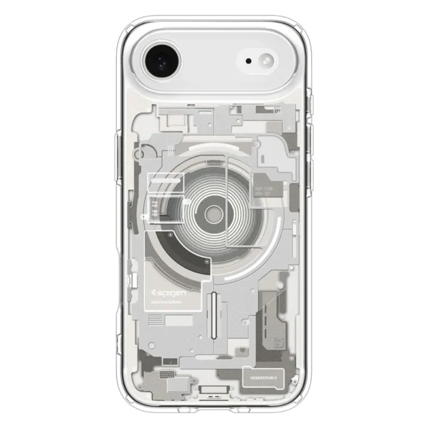 55779947501ef8ffcc6ac2aed2d7877d SPIGEN case ULTRA HYBRID MAG compatible with MagSafe for IPHONE 17 Air zero one natural tutanium