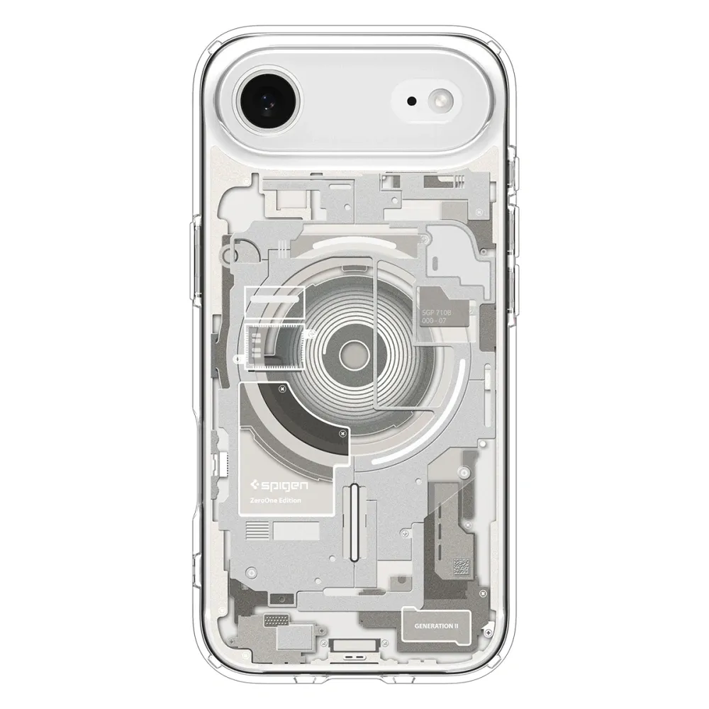 55779947501ef8ffcc6ac2aed2d7877d SPIGEN case ULTRA HYBRID MAG compatible with MagSafe for IPHONE 17 Air zero one natural tutanium