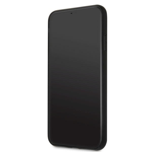 Karl Lagerfeld KLHCN65DLHBK iPhone 11 Pro Max czarny/black Iconic Glitter Karl`s Headeng