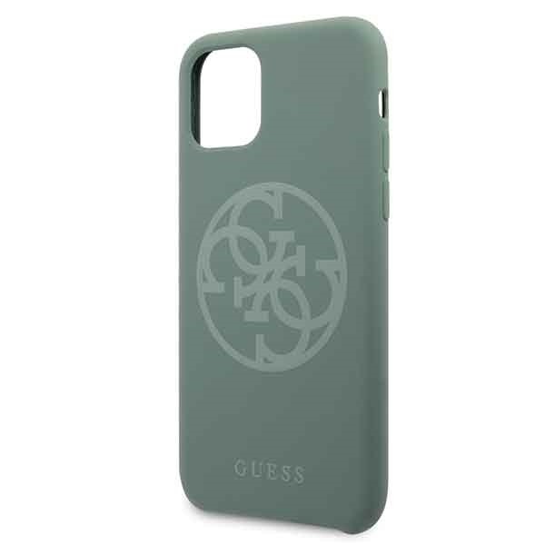 Guess GUHCN58LS4GKA iPhone 11 Pro khaki hard case Silicone 4G Tone On Toneeng