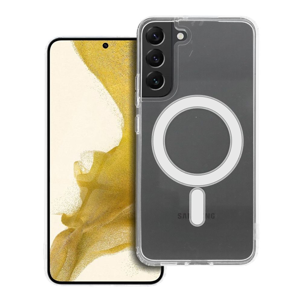 57f159d1144239417561744cb9ff6740 CLEAR MAG COVER case compatible with MagSafe for SAMSUNG S22 Plus transparent