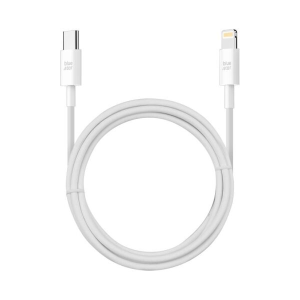 594200dfb0126120d9ae847cb2d43b39 BLUE STAR cable Type C to Lightning 2A 12W QC3.0 PA-X12 1 m white