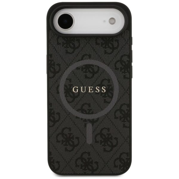 5948a90a8801a04b4a39820b5d38bfd5 GUESS case for IPHONE 17 Air compatible with MagSafe GUHMP17MG4GFRK (PU 4G Ring Classic Logo) black