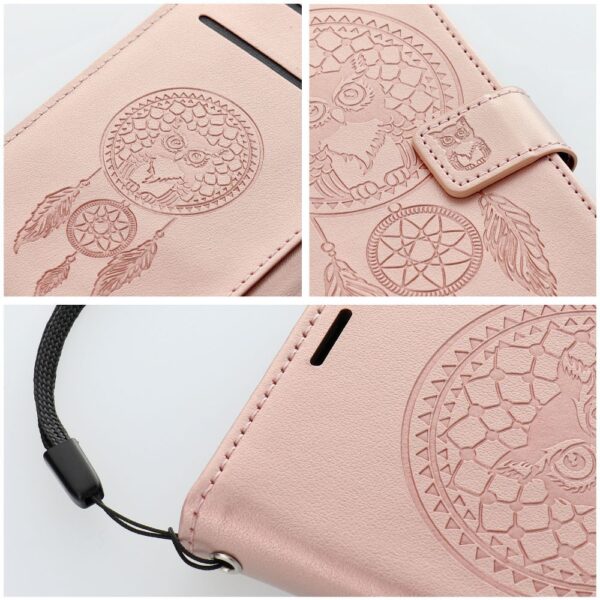 MEZZO Book case for XIAOMI Redmi Note 14 PRO 5G / 14 PRO PLUS 5G dreamcatcher rose gold