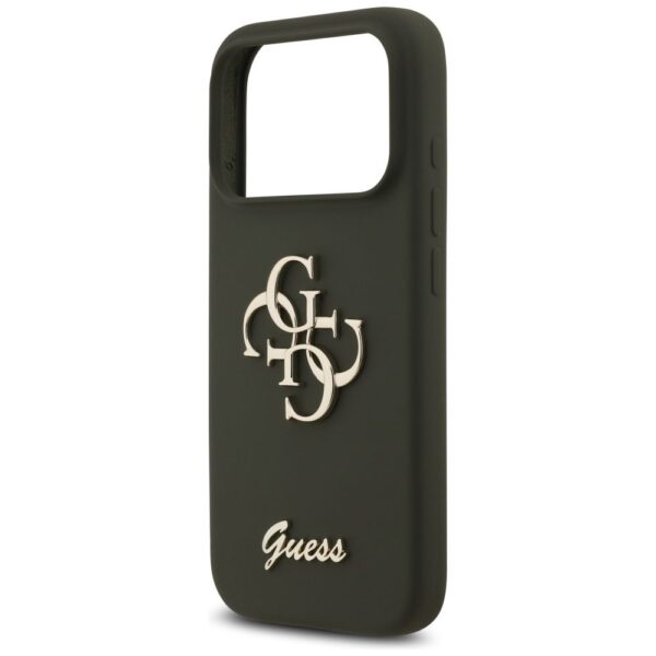 GUESS case for IPHONE 17 Pro Max GUHCP17XSC4GSMA (Silicone W/ Big 4G Script) khaki