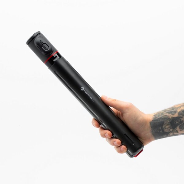 5ae0880d5fe1082228e43206f2131b12 FORCELL F-GRIP F170XL automatic selfie stick with remote controler tripod black