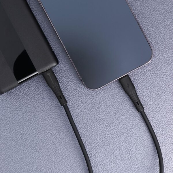 5b9e1c8cf620779140015835e3ca500b FORCELL F-ENERGY C346 cable Type C to Lightning PD 3A 27W Silicone 1 m black