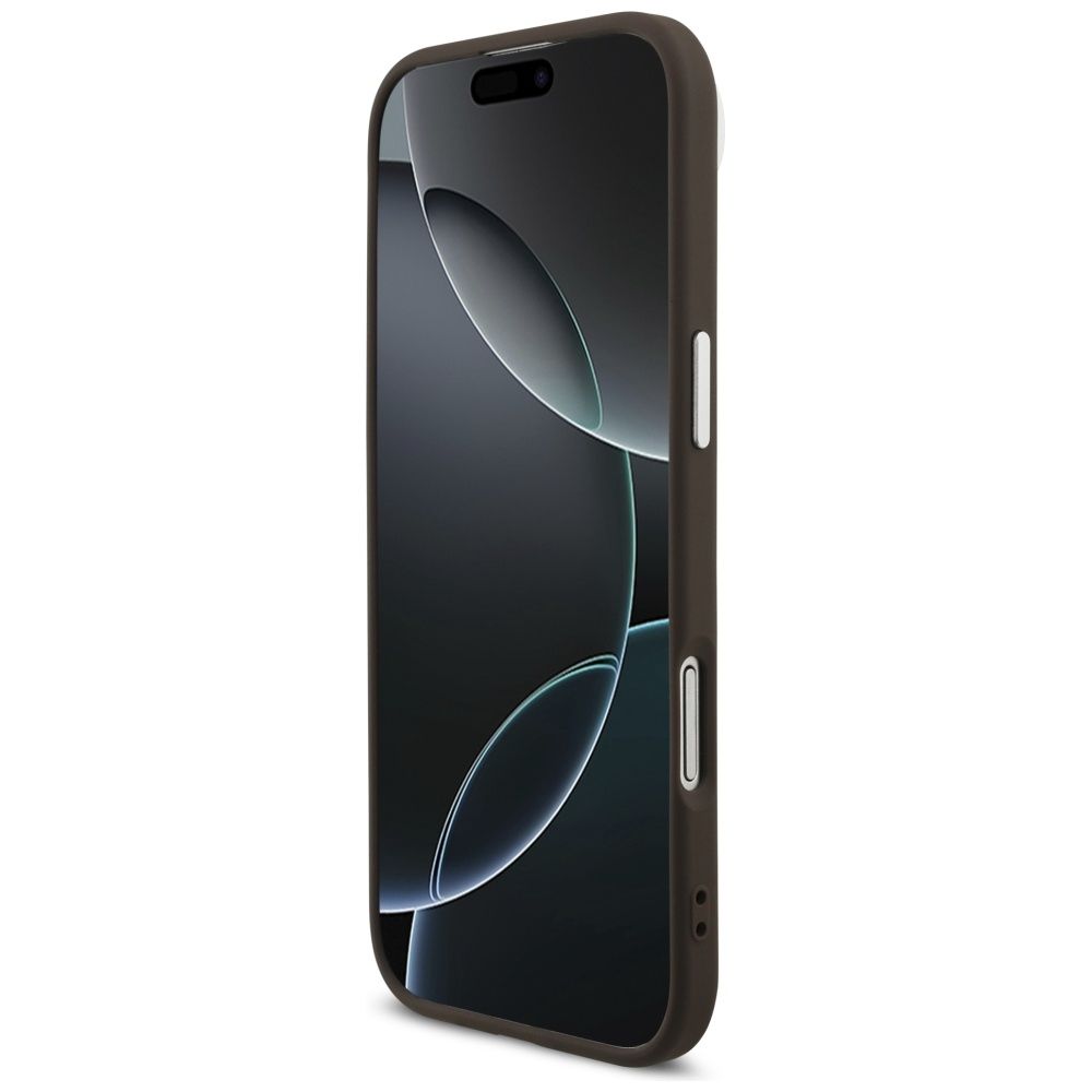 GUESS case fir IPHONE 17 Air GUHCP17MP4G4SMCW (4G PU Leather Case with Big 4G AND Classic Logo and Silver Metal Camera Frame) brown