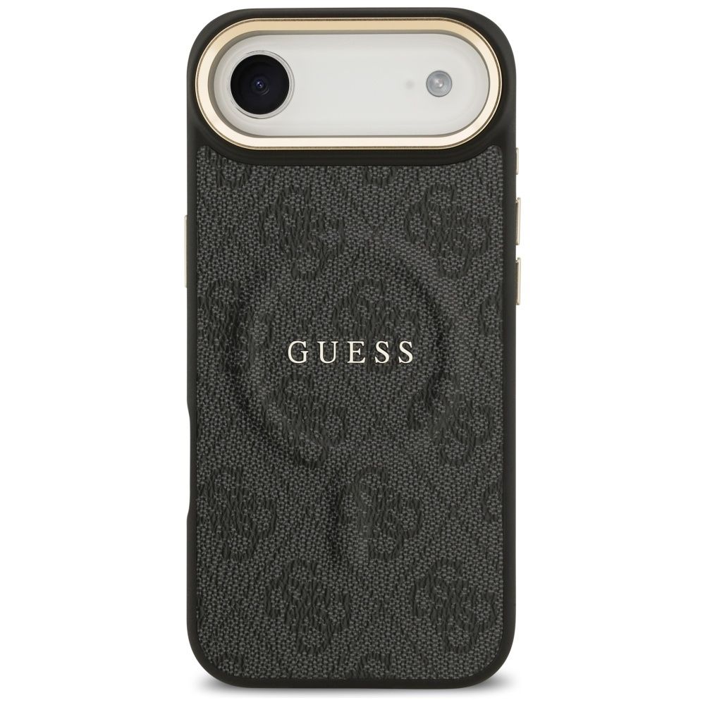 GUESS case for IPHONE 17 Air compatible with MagSafe GUHMP17MP4MSEGCK (PU 4G W/ Classic) black