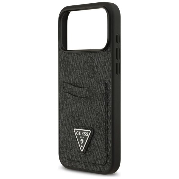 GUESS case for IPHONE 17 Pro Max GUHCP17XP4TPK (4G Double Card Triangle) black