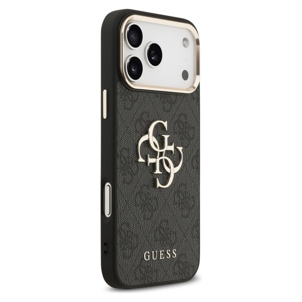 5ff11d4de8e1162dd3b2ced24ca8d063 GUESS case for IPHONE 17 Pro Max GUHCP17X4GMGCGR (PU W/ Big 4G Classic Logo) gold black