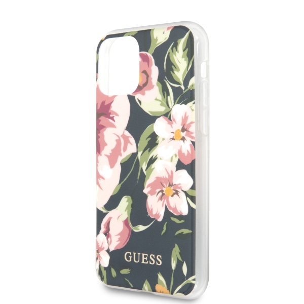 Guess GUHCN65IMLFL03 iPhone 11 Pro Max granatowy/navy N°3 Flower Collectioneng