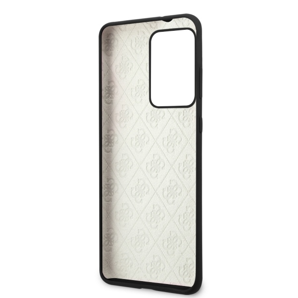 Guess GUHCS69LS4GBK S20 Ultra G988 black/black hard case Silicone 4G Tone On Toneeng