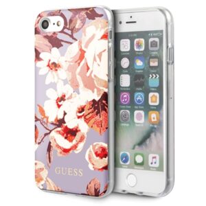 Guess GUHCI8PCUTRFL02 iPhone 7/8/SE 2020 / SE 2022 lilac/lilac N°2 Flower Collection Shinyeng